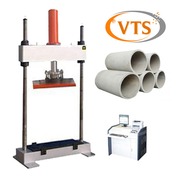 máquina de ensayo de compresión de tubos de hormigón 1000kN-VTS
