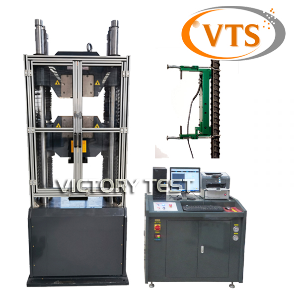 macchina per prove di trazione in barra d'acciaio 1000kN- Marchio VTS