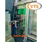 Safety door for impact tester